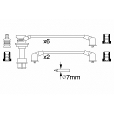 0 986 356 956 BOSCH Комплект проводов зажигания