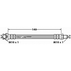 FBH7428 FIRST LINE Тормозной шланг