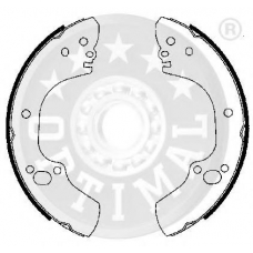 BB-7245 OPTIMAL Комплект тормозных колодок