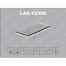LAC-1235C LYNX Lac-1235c фильтр салона lynx