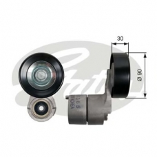 T39150 GATES Натяжной ролик, поликлиновой  ремень