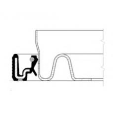 12014726B CORTECO Уплотняющее кольцо, промежуточный вал; Уплотняющее