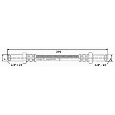 FBH6540 FIRST LINE Тормозной шланг