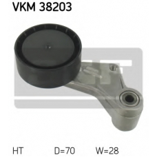 VKM 38203 SKF Натяжной ролик, поликлиновой  ремень