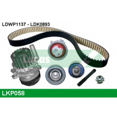 LKP058 TRW Водяной насос + комплект зубчатого ремня