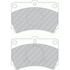 FSL487 FERODO Комплект тормозных колодок, дисковый тормоз