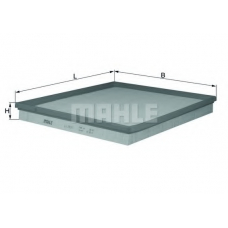 LX 2065/1 MAHLE Воздушный фильтр