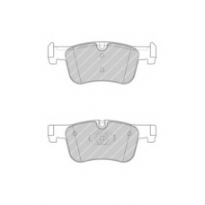 FDB4489 FERODO Комплект тормозных колодок, дисковый тормоз