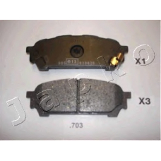 51703 JAPKO Комплект тормозных колодок, дисковый тормоз