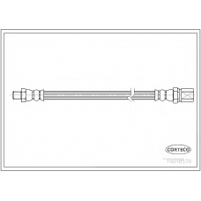 19018570 CORTECO Тормозной шланг