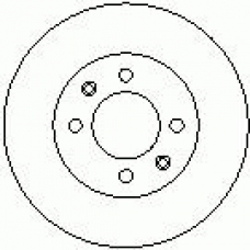 6165 00 KAWE Тормозной диск