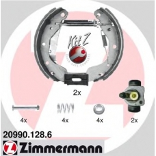 20990.128.6 ZIMMERMANN Комплект тормозных колодок