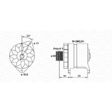 063321156010 MAGNETI MARELLI Генератор