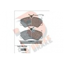 RB0700-700 R BRAKE Комплект тормозных колодок, дисковый тормоз