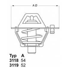 3118.82D1 WAHLER Термостат, охлаждающая жидкость