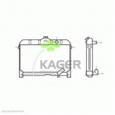 31-2481 KAGER Радиатор, охлаждение двигателя