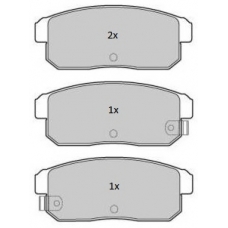 FBP-1799 FREMAX Комплект тормозных колодок, дисковый тормоз