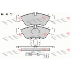 BL1441C2 FTE Комплект тормозных колодок, дисковый тормоз