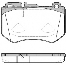 P14913.00 WOKING Комплект тормозных колодок, дисковый тормоз