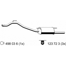 176248 ERNST Глушитель выхлопных газов конечный