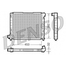 DRM09051 DENSO Радиатор, охлаждение двигателя