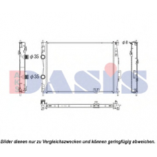 070131N AKS DASIS Радиатор, охлаждение двигателя