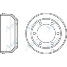 DRM9804 APEC Тормозной барабан