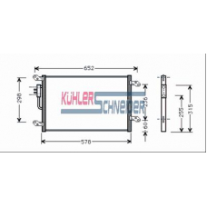 2120001 KUHLER SCHNEIDER Конденсатор, кондиционер