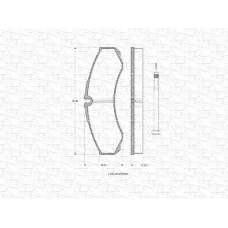 430216170357 MAGNETI MARELLI Комплект тормозных колодок, дисковый тормоз