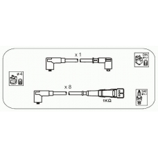 M17 JANMOR Комплект проводов зажигания