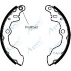 SHU597 APEC Тормозные колодки
