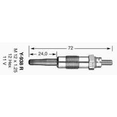 5267 NGK Свеча накаливания