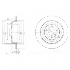 BG4031 DELPHI Тормозной диск