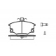 0146.14 REMSA Комплект тормозных колодок, дисковый тормоз