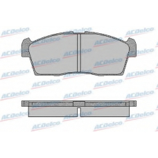 AC0581442D AC Delco Комплект тормозных колодок, дисковый тормоз