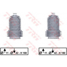 JBE159 TRW Комплект пылника, рулевое управление