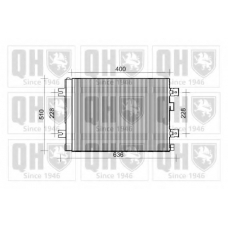 QCN643 QUINTON HAZELL Конденсатор, кондиционер