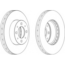 DDF1179C FERODO Тормозной диск