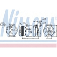 89057 NISSENS Компрессор, кондиционер