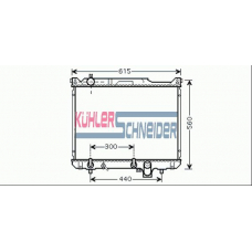 2200451 KUHLER SCHNEIDER Радиатор, охлаждение двигател