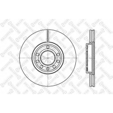 6020-3645V-SX STELLOX Тормозной диск