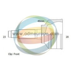 12-300714 ODM-MULTIPARTS Шарнирный комплект, приводной вал