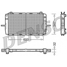 DRM10083 DENSO Радиатор, охлаждение двигателя