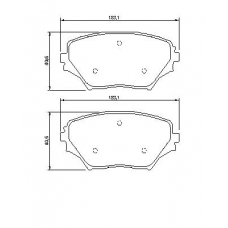 0 986 424 719 BOSCH Комплект тормозных колодок, дисковый тормоз