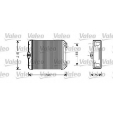 812299 VALEO Теплообменник, отопление салона