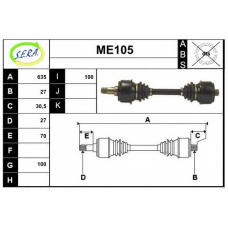 ME105 SERA Приводной вал