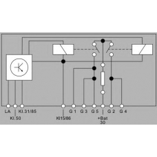 4RV 008 188-021 HELLA Блок управления, время накаливания