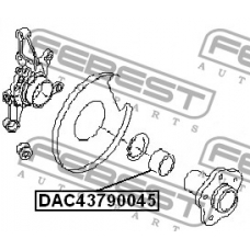 DAC43790045 FEBEST Подшипник ступицы колеса