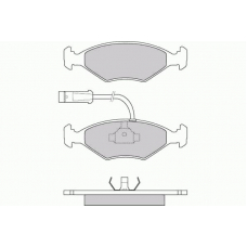 12-0589 E.T.F. Комплект тормозных колодок, дисковый тормоз