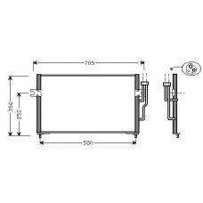 C559-11 ASHUKI Конденсатор, кондиционер